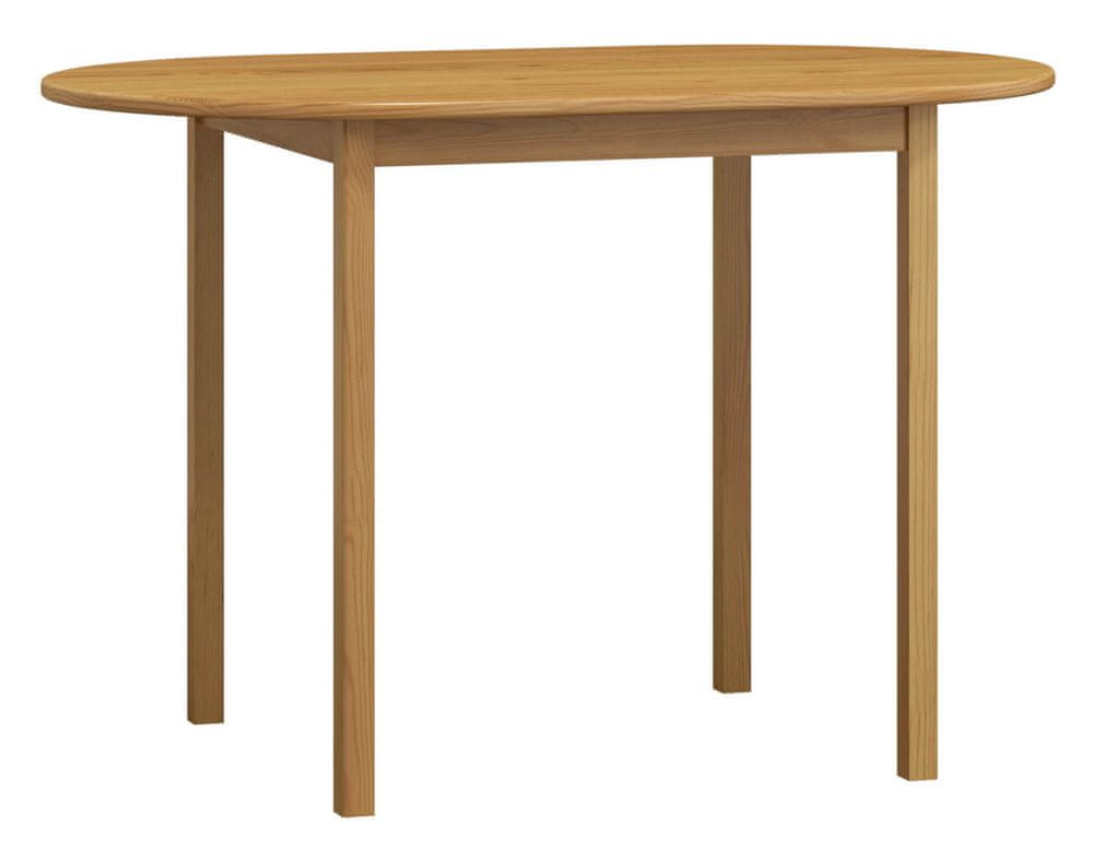 eoshop Stôl elipsa Nr.4 - 115x70 cm (Farba dreva: Jelša)